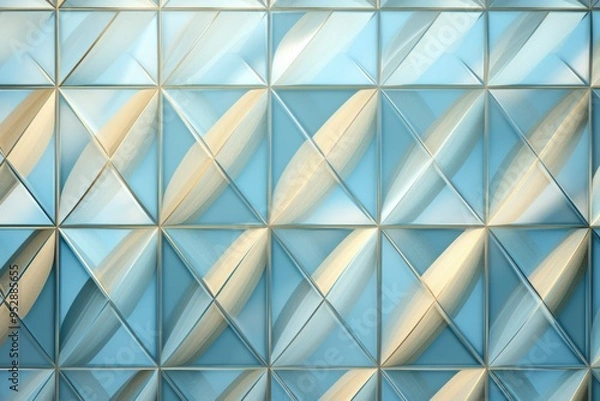 Fototapeta Abstract geometry organic pattern background wallpaper