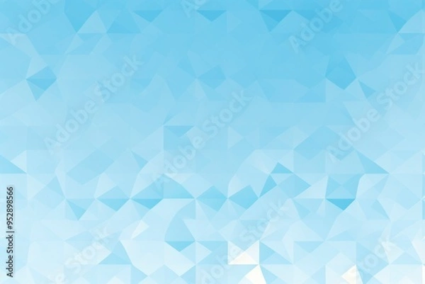 Fototapeta Abstract light blue geometric pattern background wallpaper