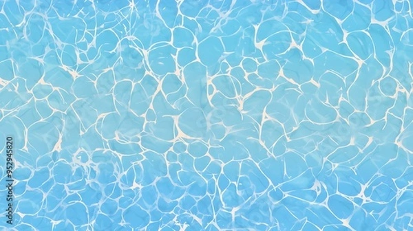 Obraz Abstract Water Texture with White Lines.