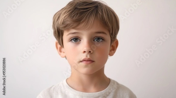 Obraz Contemplative Young Boy