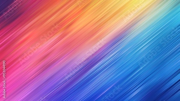 Obraz Rainbow pattern wallpaper