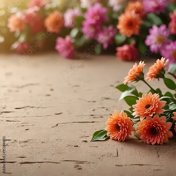 Obraz flowers on a table