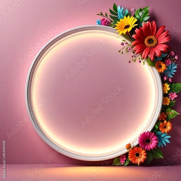 Fototapeta abstract floral background