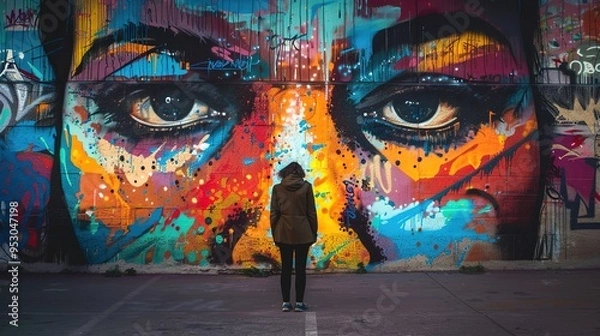 Fototapeta graffiti pattern wallpaper