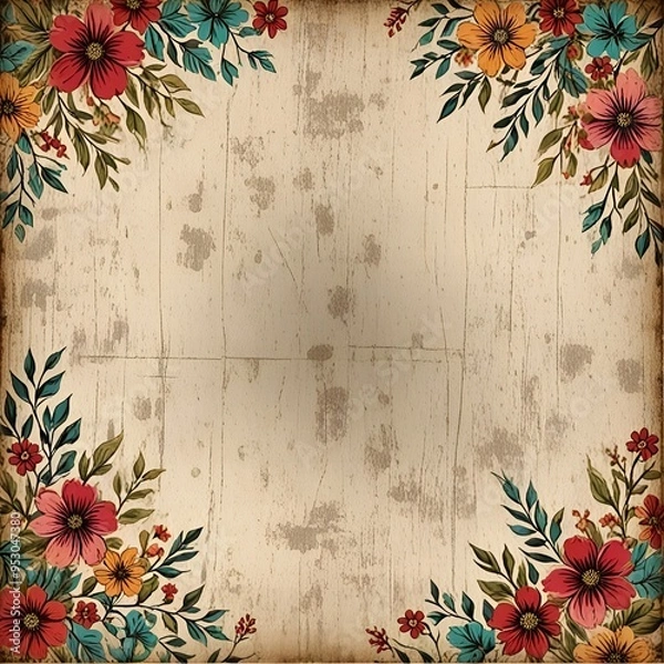 Obraz background with flowers