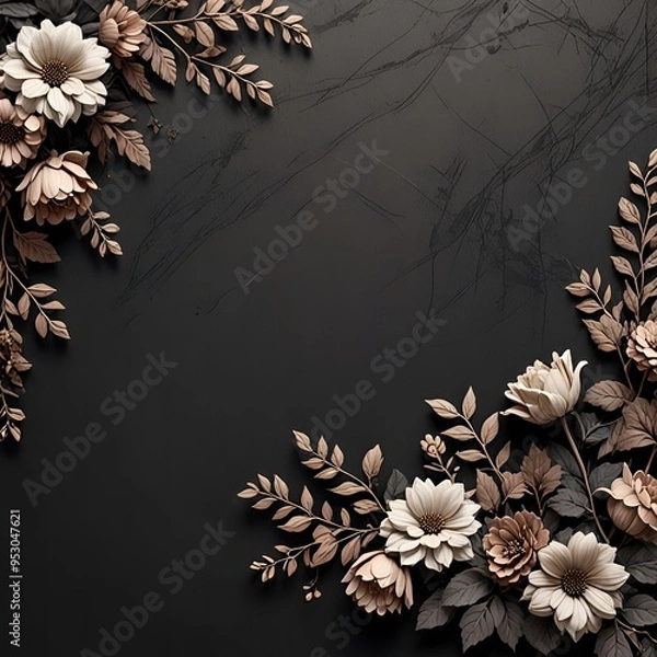 Obraz background with flowers