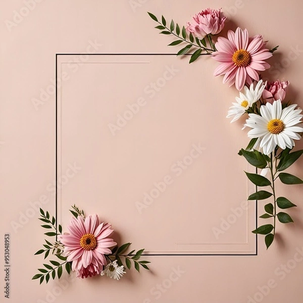 Obraz background with frame