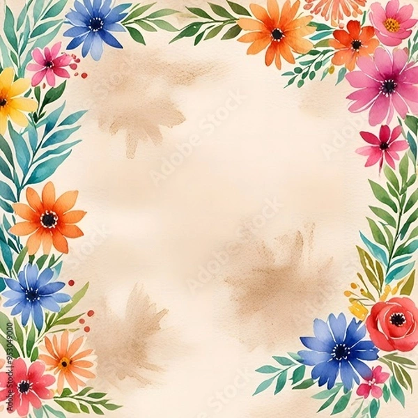 Obraz background with flowers