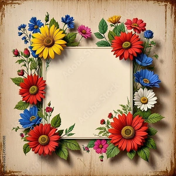 Obraz framework for invitation or congratulation