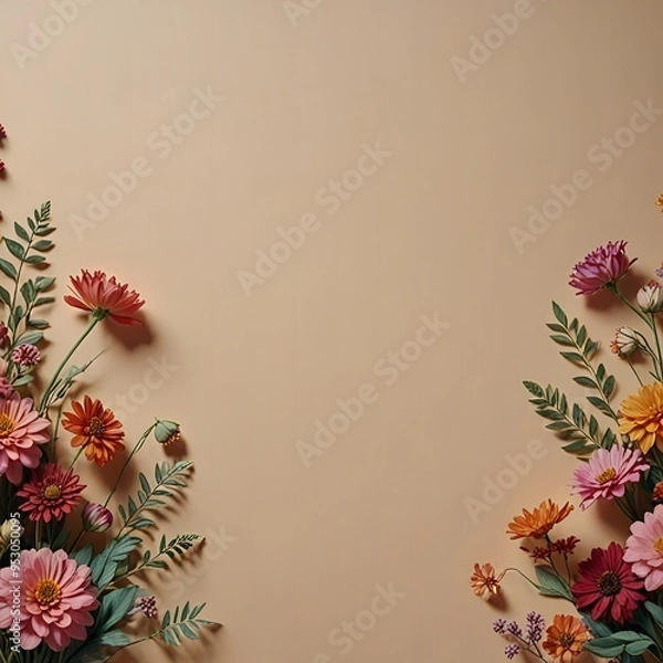 Fototapeta framework for invitation or congratulation