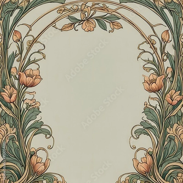 Fototapeta background with frame