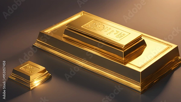 Fototapeta Gold concept image