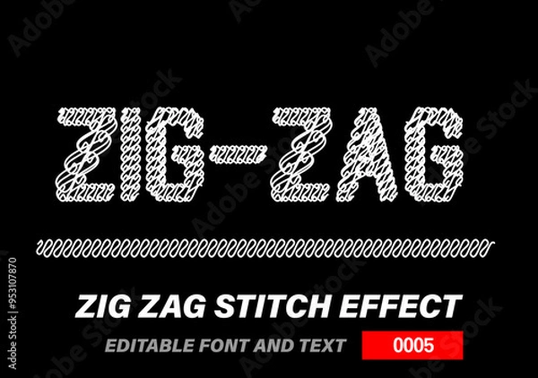 Fototapeta Zig Zag Effect - MPS - 0005