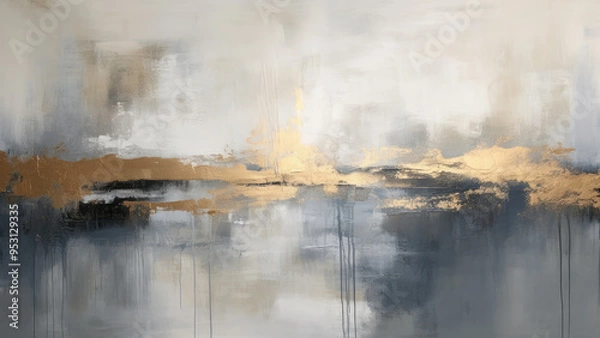 Fototapeta Vintage abstract painting background texture design surface