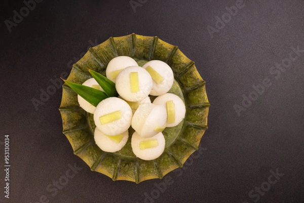 Obraz Cheese Puto is Filipino Steamed Rice Cake With Cheese.