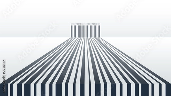 Fototapeta Abstract Barcode Background