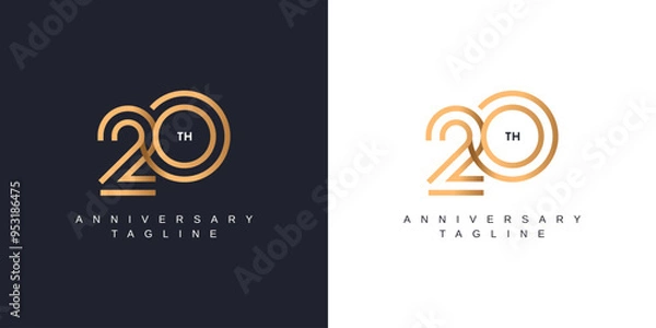 Fototapeta  years anniversary template design