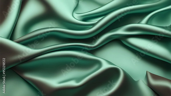 Fototapeta background mint green and dark brown smoothy texture 