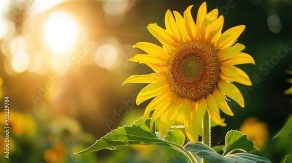 Obraz sunflower close up wallpaper