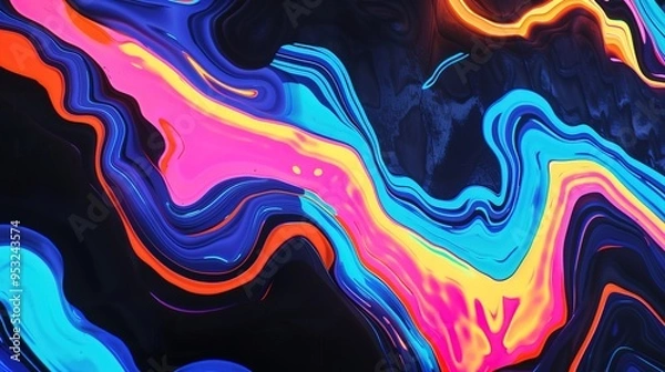 Fototapeta neon light pattern wallpaper