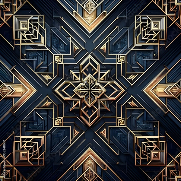 Fototapeta seamless pattern with stars