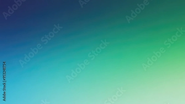 Fototapeta gradient green blue background illustration, detailed and intricate image