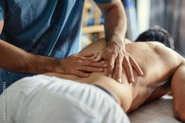 Obraz Back Massage Therapy