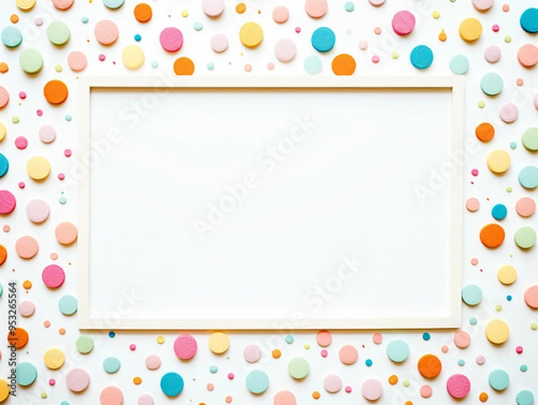 Obraz Colorful Scandinavian pencil scribbles