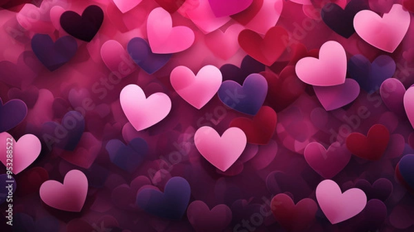 Obraz hearts wallpaper background