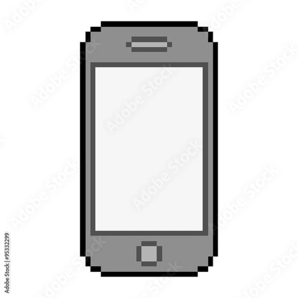 Obraz Pixel art smartphone for game