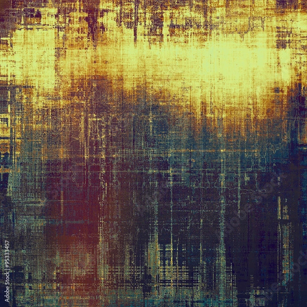 Obraz Grunge texture, may be used as retro-style background. With different color patterns: yellow (beige); brown; purple (violet); blue