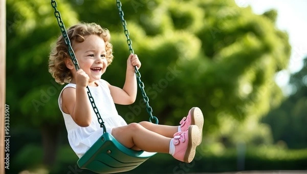 Obraz child on swing