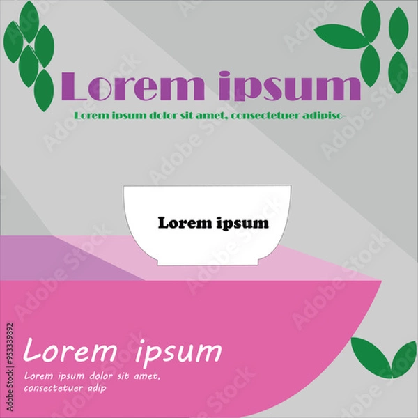 Obraz nature product templet 