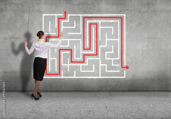 Fototapeta Finding solution