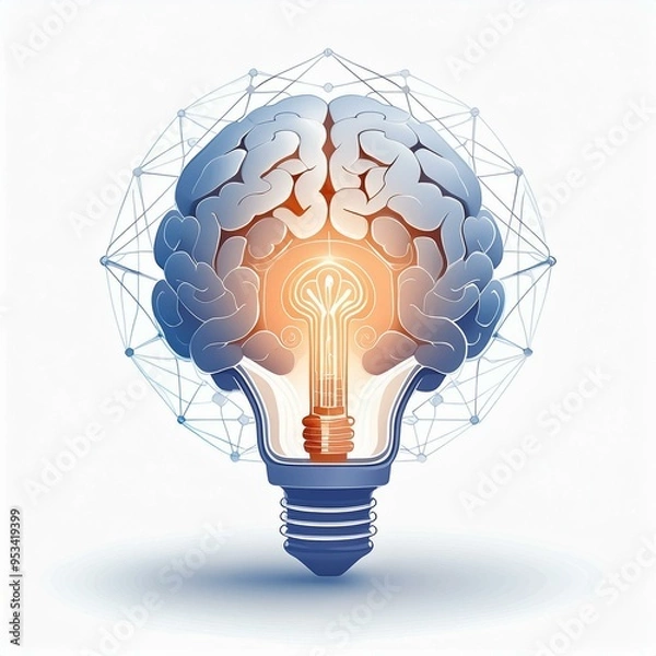 Obraz light bulb idea