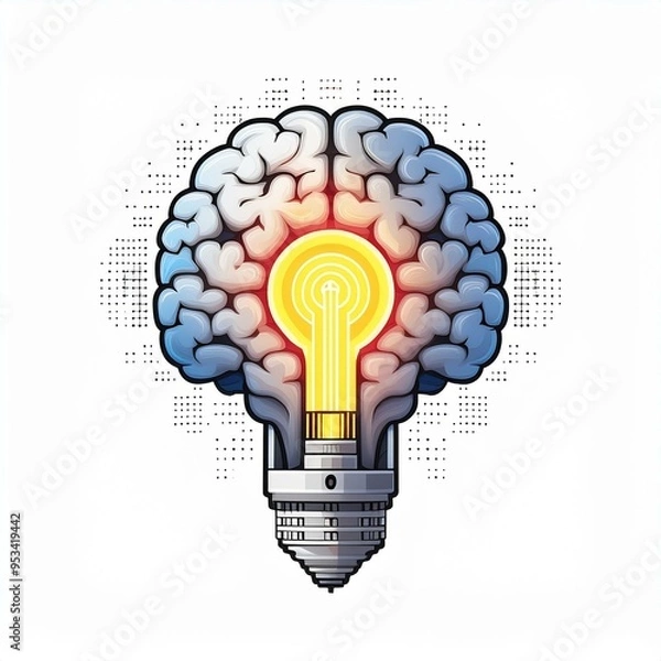 Obraz creative light bulb idea concept