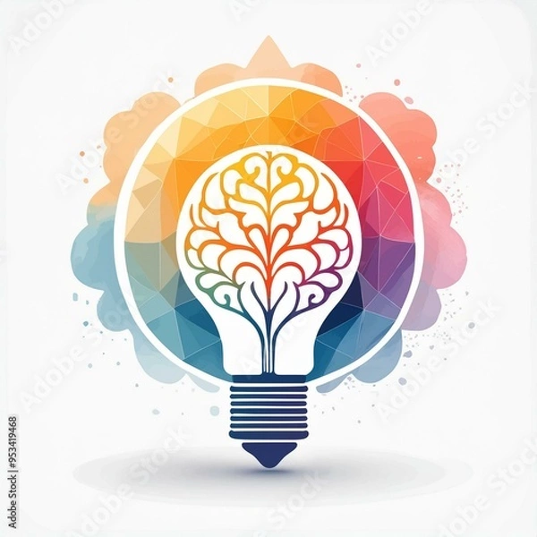 Obraz light bulb idea concept