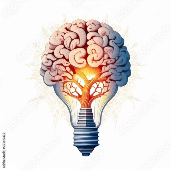 Obraz light bulb idea