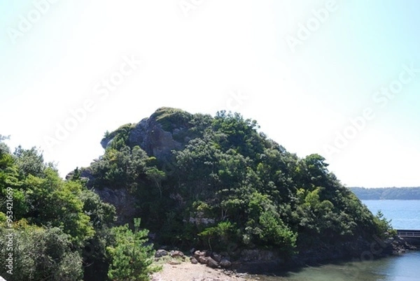 Fototapeta 奇岩と海