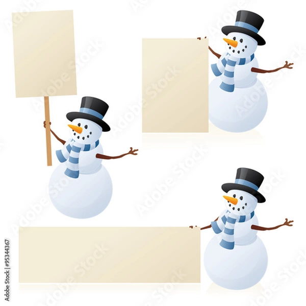 Obraz Snowman's Sign