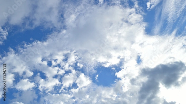 Obraz Cloudy blue sky