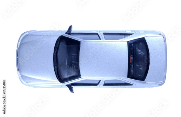 Fototapeta car from top