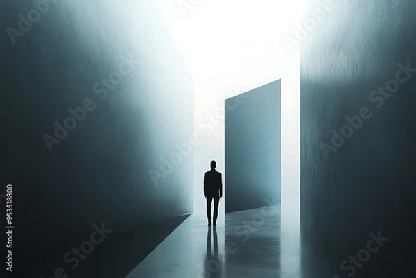 Fototapeta A minimalist concept design that conveys honor and dignity with clarity, emphasizing simplicity and elegance.