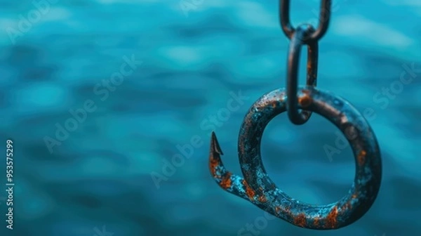 Fototapeta Phishing Attacks with Deceptive Emails and Fake Websites Depicted in Blurry Depth of Field Highlighting the Dangers of Cybercrime and the Importance of Cybersecurity Awareness