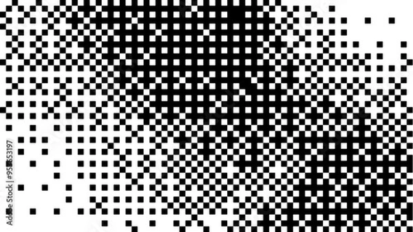 Obraz abstract halftone dots background Pop art template texture Vector illustration