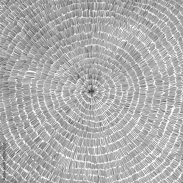 Obraz hand drawn vector background with a circle pattern