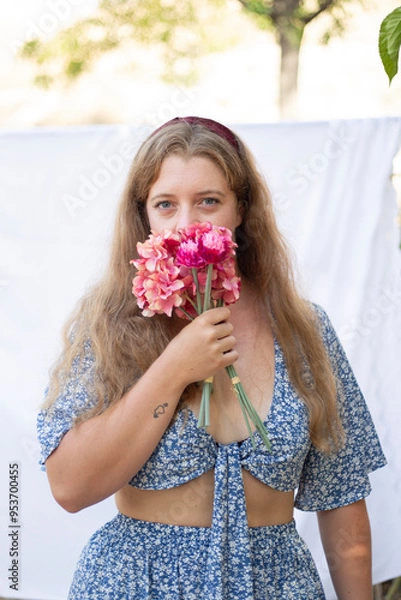 Fototapeta la lavandera