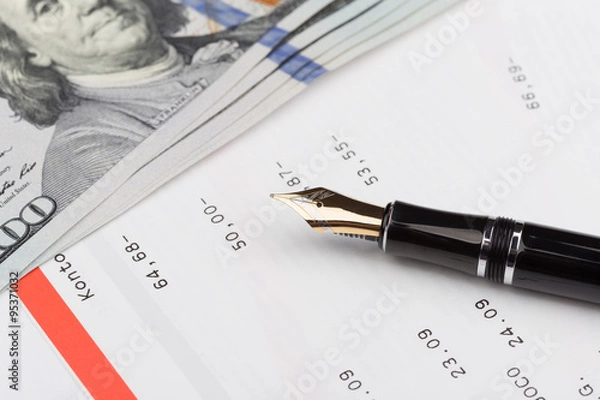 Fototapeta Kontoauszug