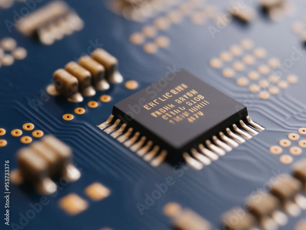 Obraz Scientific and technological background