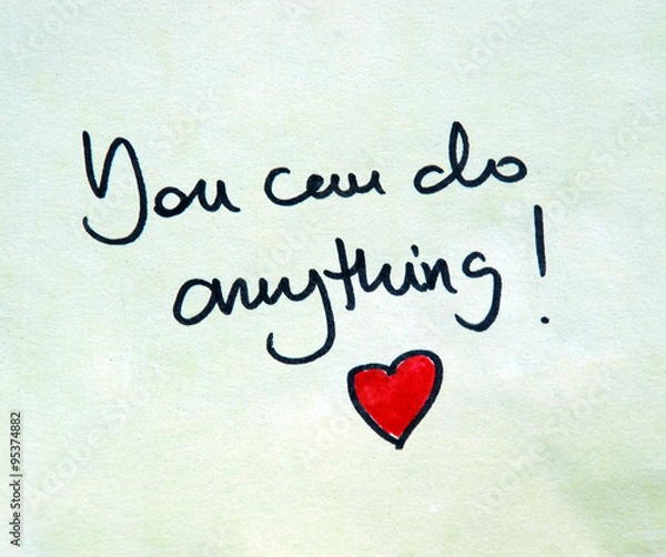 Obraz you can do anything